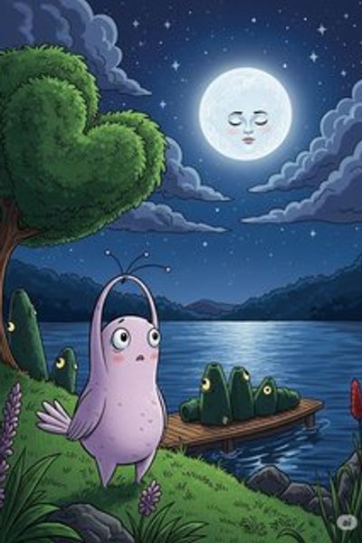 La Lucciola che Aveva Paura del Buio fairy tale story for 3-6 years children in Italian featuring inspiring themes
