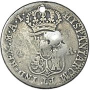 ⅕ Dollar (Counterstamped) - Reverse