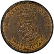 2 Pence - Rosa Americana - Reverse