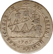 12 Skilling - Christian VII - Reverse