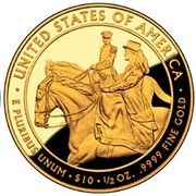 10 Dollars (Julia Grant; Bullion Coinage) - Reverse
