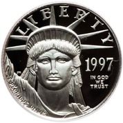 25 Dollars "American Platinum Eagle" (Bullion Coinage) - Obverse