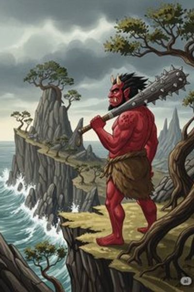 鬼ヶ島の記憶 (Onigashima no Kioku) mythology story for 13-18 years children in Japanese featuring melancholy themes