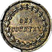 Civil War Token - Remembrance of 1863 - Reverse