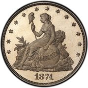 20 Cents "1864" (Pattern; nickel) - Obverse