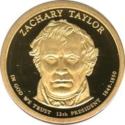 1 Dollar (Zachary Taylor) - Obverse