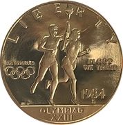 10 Dollars (Summer Olympics) - Obverse