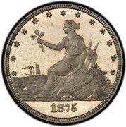 20 Cents "1875" (Pattern; nickel) - Obverse