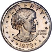 1 Dollar "Susan B. Anthony Dollar" - Obverse