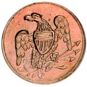 Civil War Merchant Token - M.F. Beirn, Magnolia Hotel (Philadelphia, PA) - Reverse