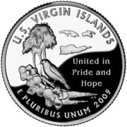 ¼ Dollar "Washington Quarter" (U.S. Virgin Islands - Silver Proof) - Reverse