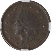 J. Wightman Civil War Token - Reverse
