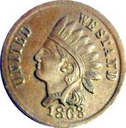 Civil War Merchant Token - Broas Pie Baker (New York, NY) - Reverse