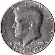 ½ Dollar "Kennedy Half Dollar" (Bicentennial) - Obverse