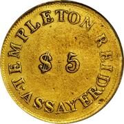 5 Dollars - Templeton Reid - Reverse