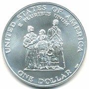1 Dollar (Black Revolutionary War Patriots) - Reverse