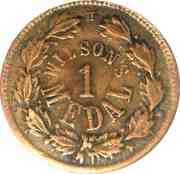 Civil War Token - George Washington Wilson's Medal (F-112/396) - Reverse