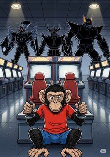 ゲームセンターの王様 educational story for 7-12 years children in Japanese featuring tense themes