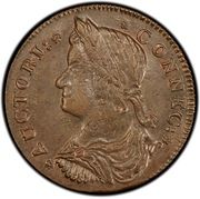 ½ Penny - Copper "Draped Bust Left" - Obverse