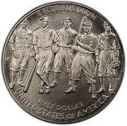 ½ Dollar (Negro Leagues Baseball) - Reverse
