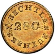 1 Dollar - C. Bechtler - Reverse