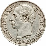 20 Cents / 1 Franc - Frederik VIII - Obverse
