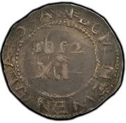 1 Shilling - Willow Tree - Reverse