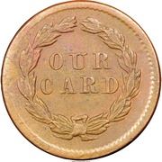 Civil War Merchant Token - W.P. Emmert - Hardware (Freeport, Illinois) - Reverse