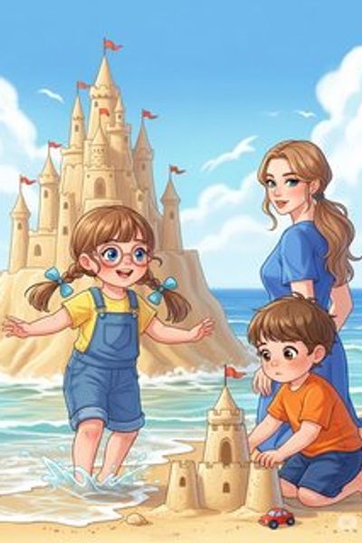 The Great Family Vacation Plan educational story for 7-12 years children in English featuring warm themes
