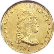 10 Dollars (Liberty Cap / Heraldic Eagle) - Obverse