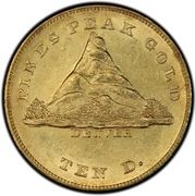 10 Dollars - Clark, Gruber and Co. - Obverse
