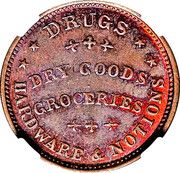 Civil War Merchant Token - Dry Goods (United We Stand) - Obverse