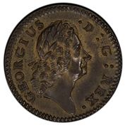 ½ Penny - Rosa Americana - Obverse