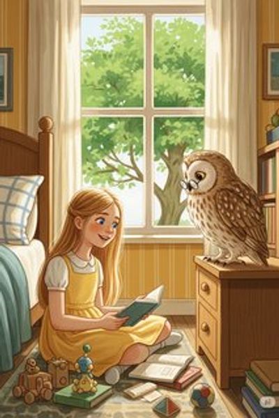 Elara and the Routine Seeds educational story for 3-6 years children in English featuring warm themes