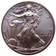 1 Dollar "American Silver Eagle" (Bullion Coin) - Obverse