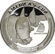 5 Dollars (America's Cup) - Reverse