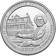 ¼ Dollar "Washington Quarter" (Frederick Douglass National Historic Site, District of Columbia) - Silver Proof - Reverse