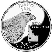 ¼ Dollar "Washington Quarter" (Idaho - Silver Proof) - Reverse