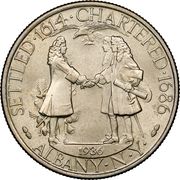 ½ Dollar (Albany, New York Charter) - Reverse