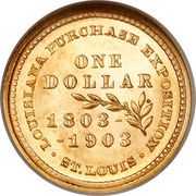 1 Dollar (William McKinley) - Reverse