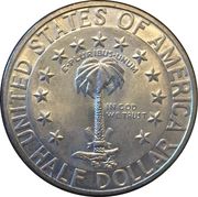 ½ Dollar (Columbia Sesquicentennial) - Reverse
