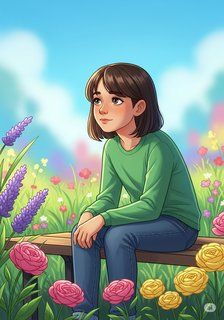 The Quiet Spark Within daily life story for 7-12 years children in English featuring warm themes