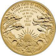 100 Dollars (Liberty & Britannia Gold Coin) - Reverse