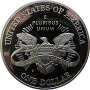 1 Dollar (US Capitol Visitor Center) - Reverse