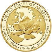 10 Dollars (Jacqueline Kennedy; Bullion Coinage) - Reverse