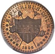 1 Cent "1896" (Pattern; bronze) - Obverse