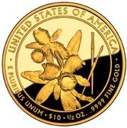 10 Dollars (Caroline Harrison; Bullion Coinage) - Reverse