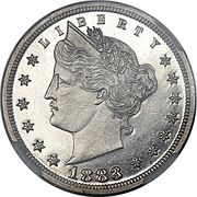 5 Cents "1883 Liberty Nickel" (Pattern) - Obverse