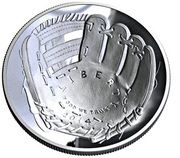 1 Dollar (National Baseball Hall of Fame) - Obverse