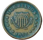 Buy Your Hardware of E. H. Sheldon (Constantine, Michigan) - Obverse